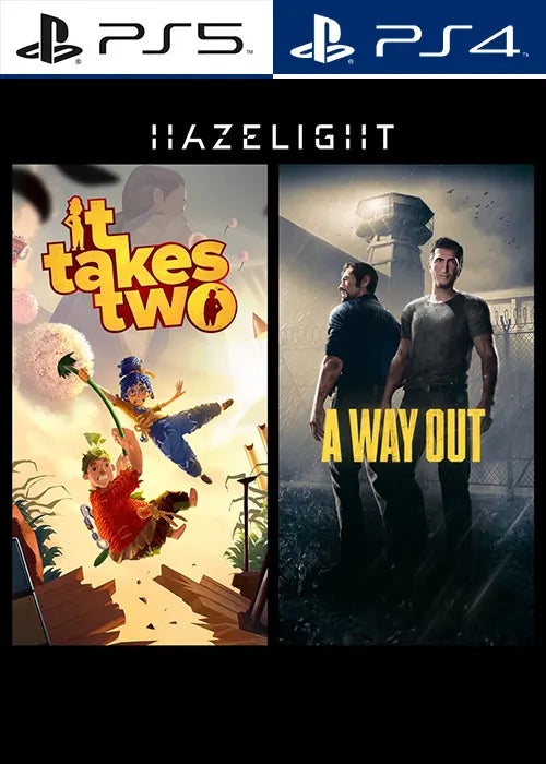 HAZELIGHT BUNDLE ( IT TAKES TWO + A WAY OUT ) PS4 & PS5